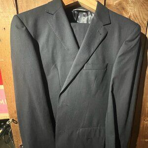 Blue Pinstripe Suit 42R